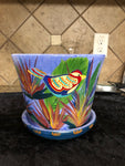 Hand Painted Flower Pot