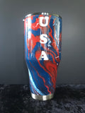 Red White and Blue United We  Stand Tumbler