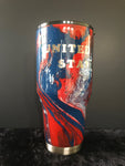 Red White and Blue United We  Stand Tumbler